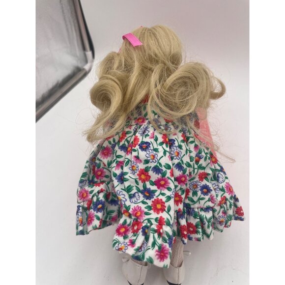 Goebel Porcelain Doll By Bette Ball Doll Club Exclusive With Floral Dress & Acce - Picture 4 of 10